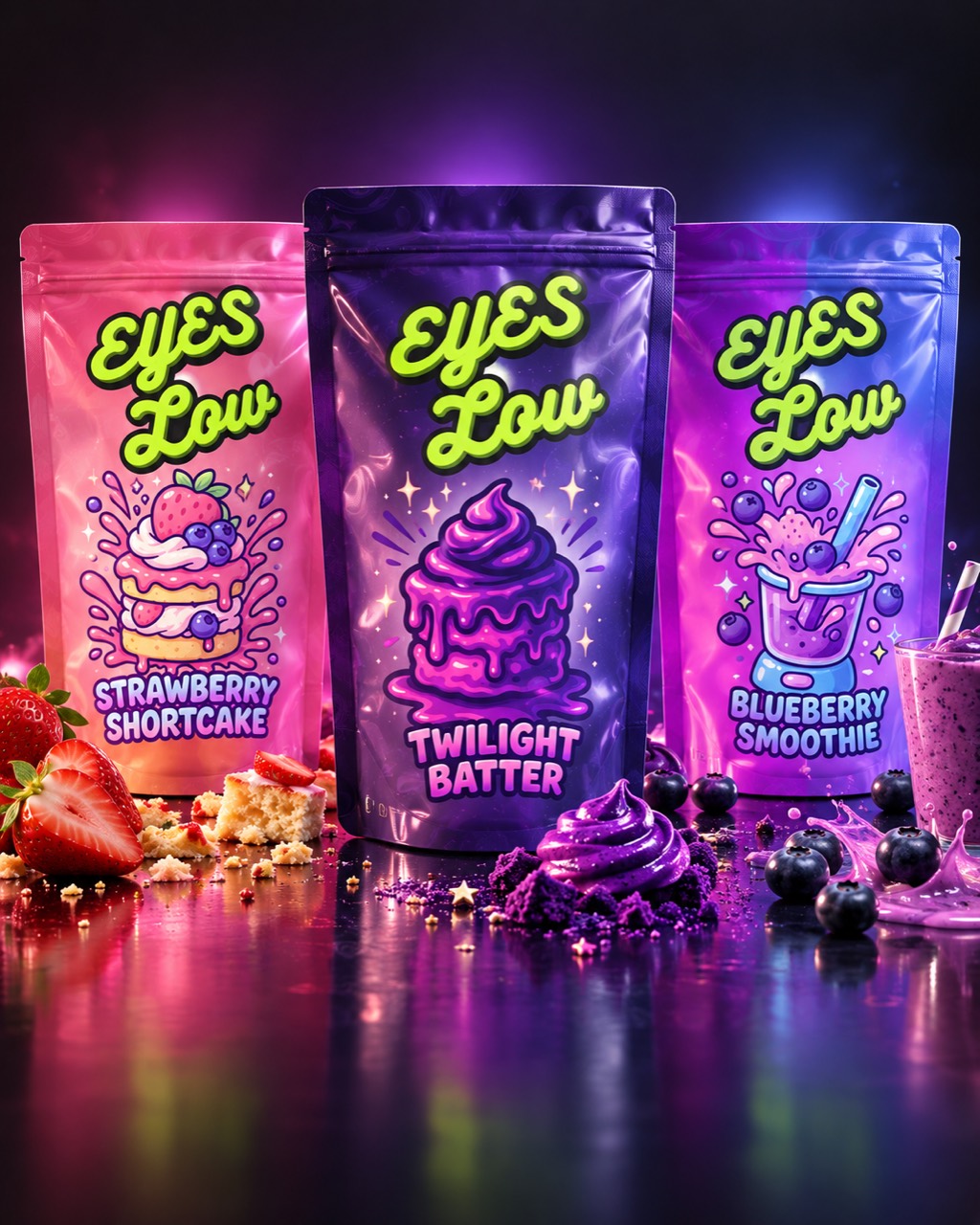 Eyes Low flavor packaging system