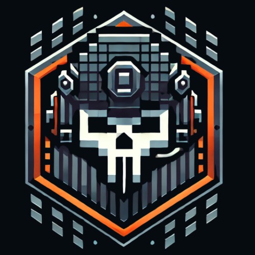 FricknAround mechanical helmet emblem