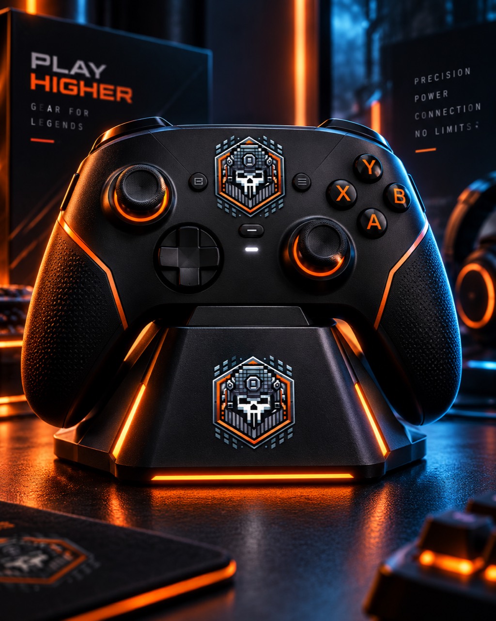 FricknAround emblem applied to a gaming controller